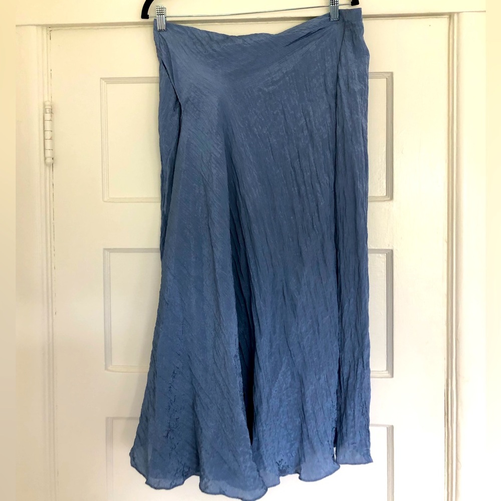 Vince textured drape skirt